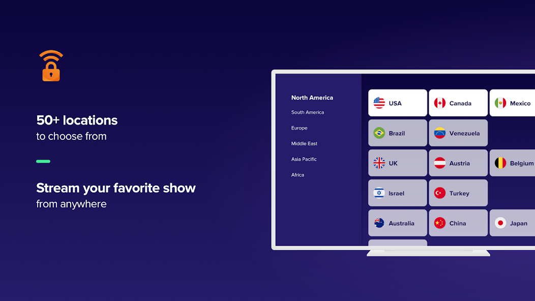 Avast SecureLine (Android TV) скриншот