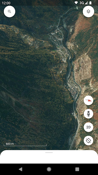Google Планета Земля скриншот