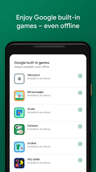 Google Play Игры скриншот